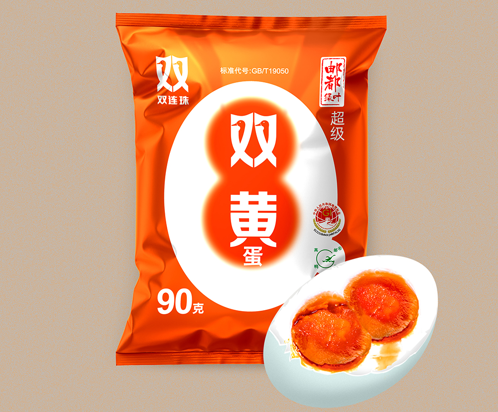 双连珠品牌高邮双黄咸鸭蛋